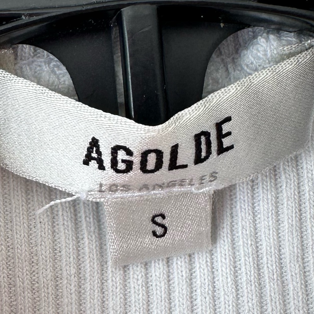 Agolde Amber Ribbed Turtleneck Top - Picture 5 of 6